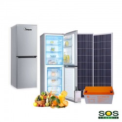 Réfrigérateur solaire 186L...